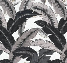 Custom-made palm leaf curtains indoor/outdoor Tommy Bahama durable fabric. This tropical banana leaf pattern is perfect in any room!! Custom palm leaf panels created by katemarcellahome. This modern contemporary tropical fabric is the most fashionable curtain for your space this season.