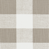 Custom-made ecru linen buffalo check plaid curtains cotton linen fabric. Our ecru/tan buffalo plaid fabric is the most fashionable pattern for your space this season. Perennially in style, the simple yet charming buffalo check has captivated the inspiration of designers and homemakers alike for centuries