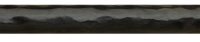 Add rustic richness to any décor from metro to mountainside with this 3/4" forged iron Or textured wood rod. This collection offers an exceptional combination of forged iron, leather and dark textured wood which can be harmoniously mixed for a warm, layered look. Simplistic styling and rich materials are spot on, making this a natural collection to consider when designing a cabin or mountainside look for you home or project.