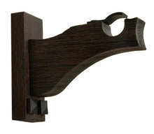 Add rustic richness to any décor from metro to mountainside with this 3/4" forged iron return brackets or textured wood brackets. This collection offers an exceptional combination of forged iron, leather and dark textured wood which can be harmoniously mixed for a warm, layered look. Simplistic styling and rich materials are spot on, making this a natural collection to consider when designing a cabin or mountainside look for you home or project.