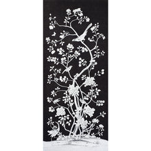 Schumacher Curtains Linen Mary McDonald Chinois Palais Drapes with Labyrinth Tape