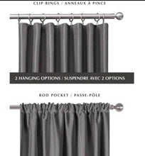 Schumacher Linen Curtains Richter Calligraphic Stripe Design Black & White Drapes