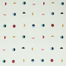 Custom-made drapery in high-end, Schumacher Joshua Tree fabric by one of our professional craftsmen in our custom workroom katemarcellahome. This fabric is designed by Caroline Z Hurley in her Brooklyn studio and block-printed in New Bedford, Massachusetts. Each shape is cut and individually stamped onto the linen by hand.