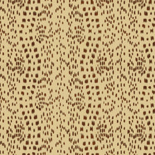 Custom-made drapery in high-end, Brunschwig & Fils Les Touches cotton fabric by one of our professional craftsmen. This 100% cotton animal print design is a perfect addition to your home. Also available in roman shades and furniture.