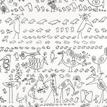 Custom-made Schumacher Aviary modern cordless roman shade in multi - black & white created by katemarcellahome. This linen fabric is the most fashionable pattern for your space this season. Aviary exemplifies the imaginative hand of its creator, beloved illustrator Saul Steinberg. Also available as a wallcovering.  Perennially in style, the simple yet charming  has captivated the inspiration of de