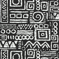 Boho Indoor Outdoor Pillow Black & White Ikat Fabric Modern Accent Pillow Cover featuring designer indoor outdoor fabric. The perfect pop of color!  This accent pillow is perfect for your outdoor swing or daybed!