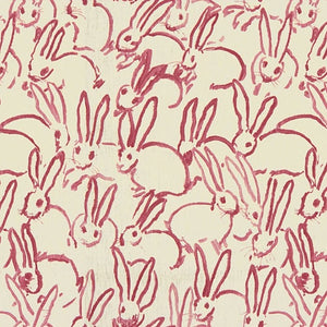 Hunt Slonem for Groundworks Bunny Hutch Storage Bench Pink Limited