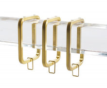 Beautiful and modern metal curtain rings 2-1/4" x 2-1/2" square rings. These rings can be used with our 1-1/2" square metal or lucite rods.  Make a statement with linear lines, translucent poles and brackets, rings and endcaps in your choice of polished nickel, brushed nickel, onyx or satin gold – a winning combination creating luxurious interiors for lucite/clear acrylic curtain rod. 