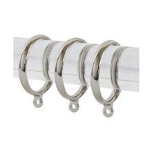 Beautiful and modern metal curtain rings 2-1/4" round rings. These rings can be used with our 1-1/2" round metal or lucite rods.  Make a statement with linear lines, translucent poles and brackets, rings and endcaps in your choice of polished nickel, brushed gold, polished nickel, bronze or satin gold – a winning combination creating luxurious interiors for lucite/clear acrylic curtain rod