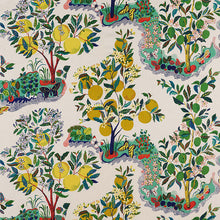 This archival Josef Frank print, created in 1947, bears the signature whimsy, color and personality for which the designer is known. The hand-drawn pattern has inimitable charm. Also available as a wallcovering and indoor/outdoor fabric.